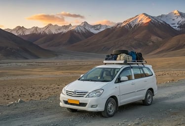innova Taxi from Ladakh Taxi services in Leh