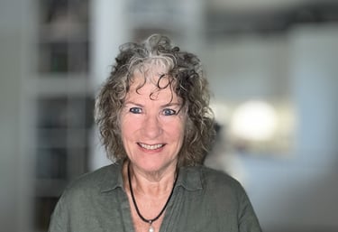 Portrait of German teacher Uschi in a calm indoor setting