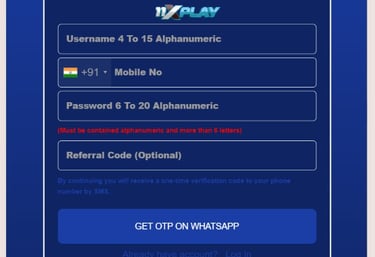 11xplay signup