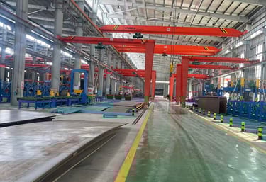 High-strength industrial steel beams by Vortixum Steel