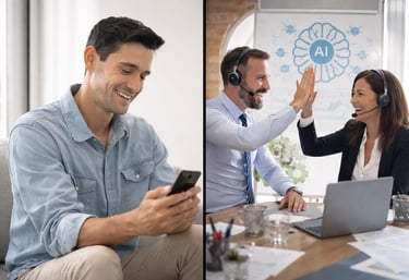 Customer satisfaction improved after AI reduces call abandonment and connects callers faster with su