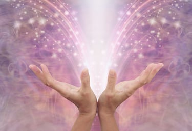 Light projecting from hands