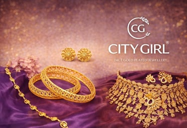 City Girl Jewellery Gold plated 18 Carat Bridal Wear