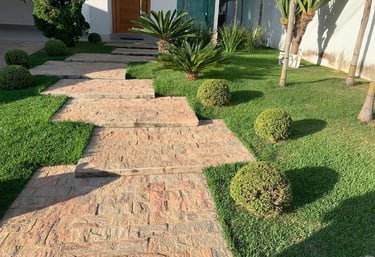 pedra madeira serrada rosa 11,5x23 piso e parede interna e externa. rústico elegante alto padrão.