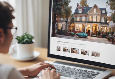 A friendly concierge welcoming guests at a modern rental property entrance.