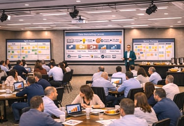 Stefano Carnevalli em workshop sobre Data Storytelling