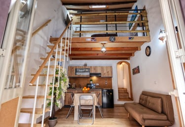 Vista Loft dall'ingresso dell'appartamento