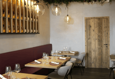 I tavoli del Ristorante Bottega Moderna Bistrot