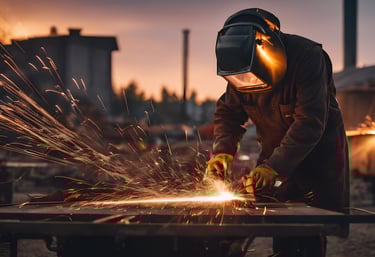 industrial fabrication and welding services on site infrastructure