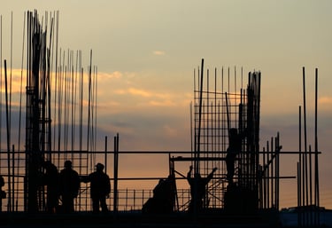 steel erection for industrial facility expansion structures