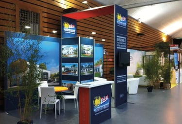 Stand d'exposition Paris Montpellier Bodeaux Marseille France - Ciblexpo