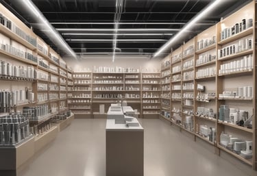 Portrait of Pankaj Prajapati, the dedicated founder of Vidur Enterprises, smiling confidently in a hardware warehouse.