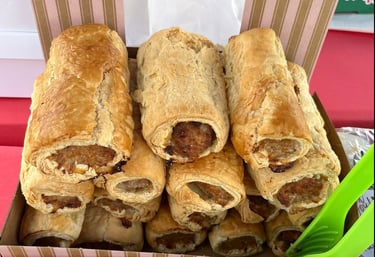 homemade sausage rolls West Yorkshire for goodness cake