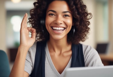 An expert guiding a group through a hands-on training session in a cozy office.