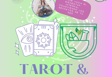 imagen promocional de tarot y ayurveda