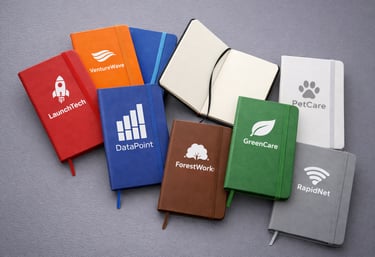 moleskine personalizado emborrachado promocional