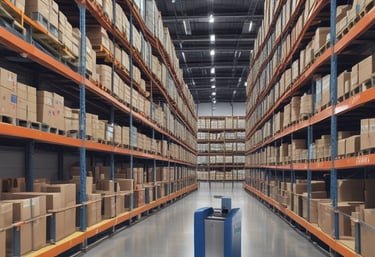 a man riding a skateboard down a street next to tall buildings