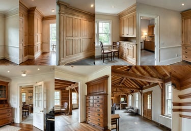 Installed custom crown molding in home interior – Rosholt craftsmanship