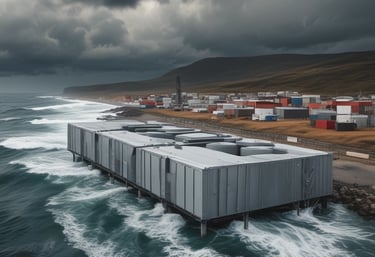A warm, inviting office space with earthy green plants and wooden accents reflecting Terracore Consulting's natural color palette.