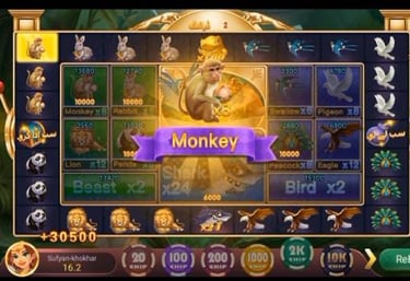 Winning hand in 3Patti Gold official game