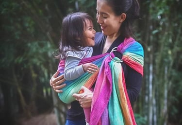 Bandolera | Rebozo con anillas Xalapa