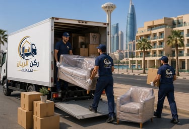 ركن الريان شركة متخصصة في تقديم خدمات نقل الأثاث داخل المملكة العربية السعودية