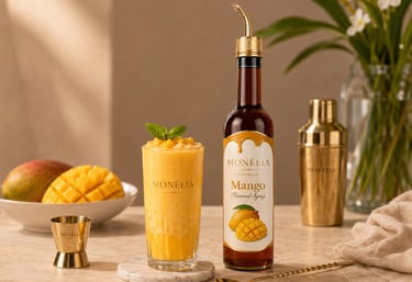 MONÉLIA syrups for HoReCa cafés restaurants hotels and dessert shops
