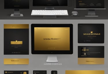 A team brainstorming session around a table with laptops and colorful notes, illustrating collaboration.