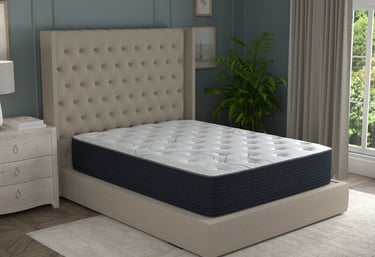 American Bedding mattress in a decorated room