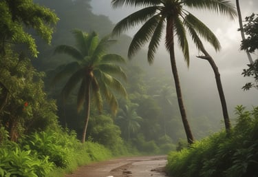 A cozy Costa Rican rental property with a welcoming porch and lush greenery.