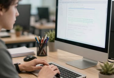 A busy Chinese factory floor with workers inspecting industrial equipment.