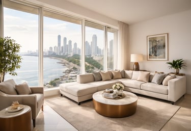 Luxury residential apartment in Mumbai with sea view and modern interiors – Safari Landmark