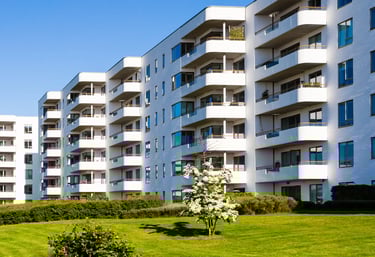 Jardin commun, copropriété, appartement, résidences, lotissements où intervient LVSC 