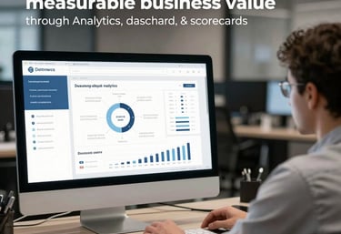 A dynamic dashboard showing supply chain analytics in real time.