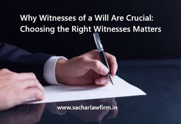 Why Witnesses of a Will Are Crucial: Choosing the Right Witnesses Matters