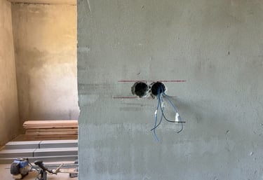 Lakásfelújítás kapcsoló szerelvény