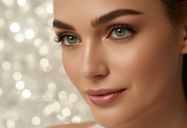 Extensions de cils et sourcils définis – beauté du regard