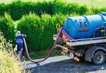 sucção de caminhão