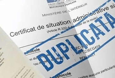 Duplicata Carte Grise Fréjus