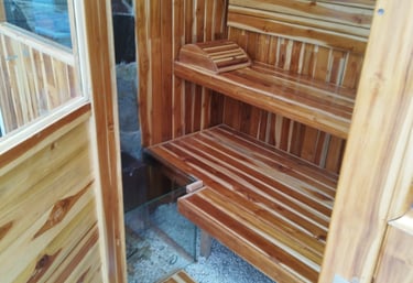 Sauna a Medida Madera Teca