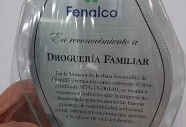 Droguería Familiar Filandia Premio