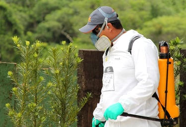 controle de pragas em ambiente aberto