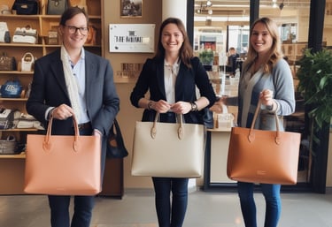 A group of people is engaged in sorting items into cardboard boxes. An elderly person wearing a jacket appears to be focused on the task, with others working collaboratively around a table filled with packages. The scene captures a moment of teamwork and concentration in an outdoor setting.