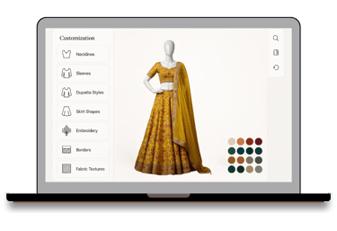 Customized Outfit Haldi/Mehendi