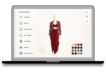 custom festive outfit designer