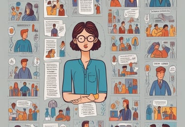 A vibrant mural painted on the exterior wall of a building. The mural features bold graphics and text related to social justice and civil rights. It includes an image of a person using a large video camera, surrounded by various text excerpts about rights and justice. The words 'KNOW YOUR RIGHTS' are prominently displayed on the mural. The artwork is a mix of colorful geometric shapes and monochrome drawings of people.