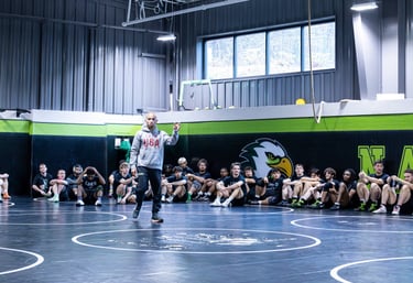 team speech from coach Omi Acosta