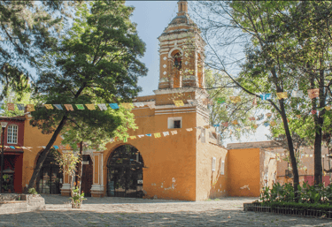 Colonial church building in Mexico City – a serene setting for affordable fertility care.