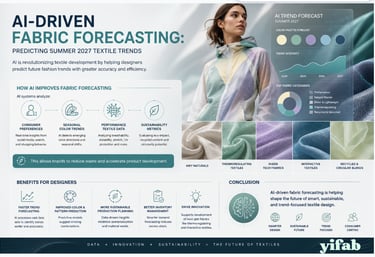 AI-Driven Fabric Forecasting: Predicting Summer 2027 Textile Trends，“AI textile trend forecasting 