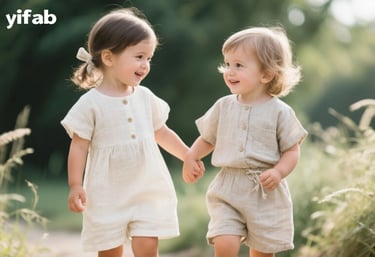Linen Fabrics in Children’s Clothing: Safe, Comfortable, and Stylish